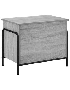 Scatola di Stoccaggio Sonoma grigio 80 x 40 x 49,5 cm 2