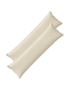 Federa 2 pz HOUTEN Crema 40 x 145 cm Tessuto Chenille 2