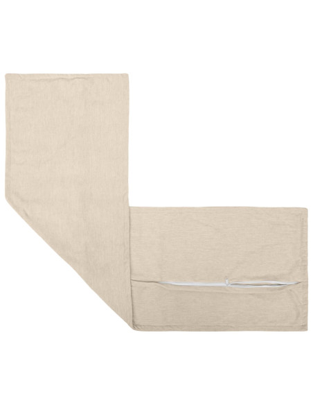 Federa 2 pz HOUTEN Crema 40 x 145 cm Tessuto Chenille