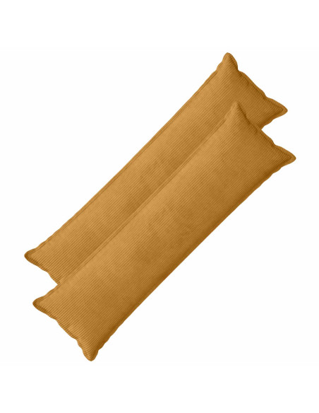 Federa 2 pz HOUTEN Giallo 40 x 145 cm corduroy