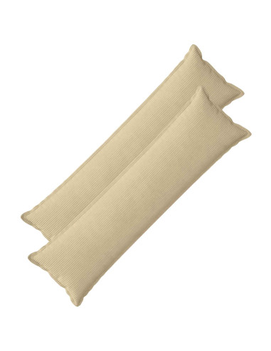 Federa 2 pz HOUTEN Grigio Verde Chiaro 40 x 145 cm corduroy