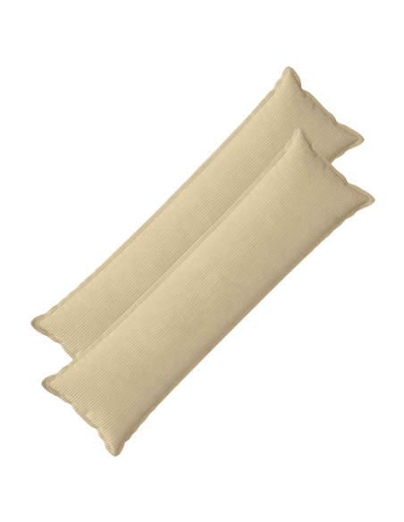 Federa 2 pz HOUTEN Grigio Verde Chiaro 40 x 145 cm corduroy