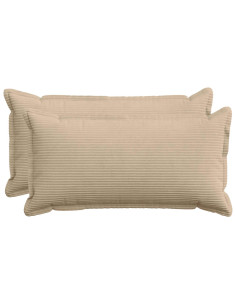 Federa 2 pz HOUTEN Tortora 40 x 70 cm corduroy