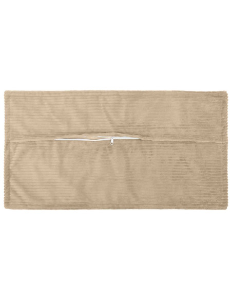 Federa 2 pz HOUTEN Tortora 40 x 70 cm corduroy