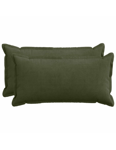 Federa 2 pz HOUTEN Verde 40 x 70 cm corduroy