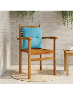 Cuscino per schienale PUTTEN 100% Poliestere Azzurro