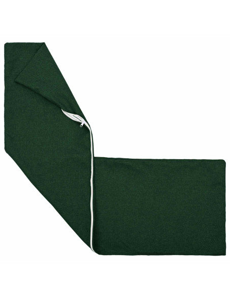 Cuscino con cuscino HEERLEN 2 pz Verde Scuro Tessuto