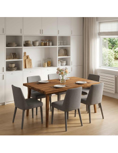 Piano del Tavolo Rettangolare 100 x 80 x 3 cm Rettangolare
