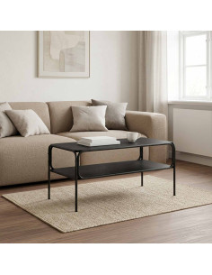 Tavolo laterale Rovere Nero 100 x 50 x 46 cm