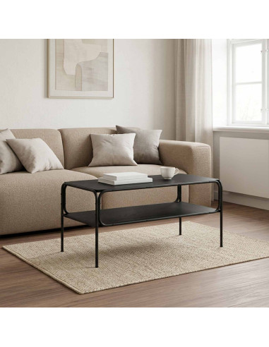 Tavolo laterale Rovere Nero 100 x 50 x 46 cm