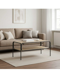 Tavolo laterale Rovere Sonoma 100 x 50 x 46 cm