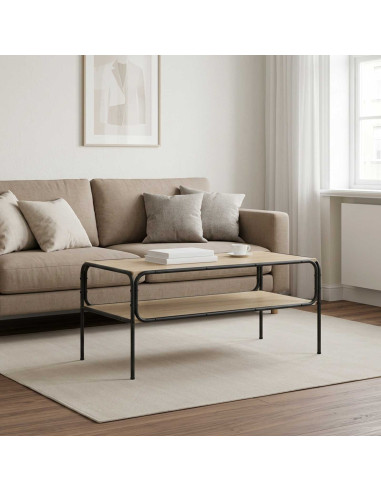 Tavolo laterale Rovere Sonoma 100 x 50 x 46 cm