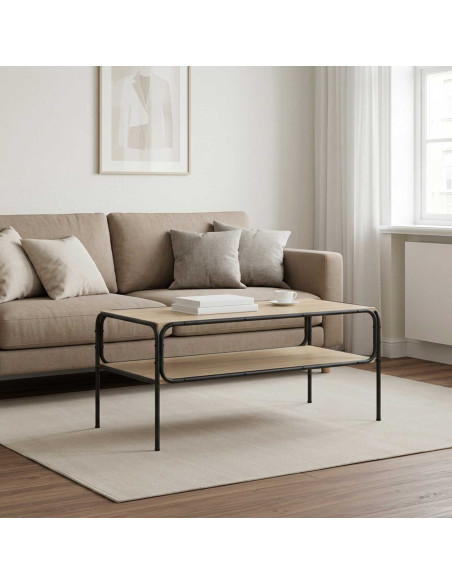 Tavolo laterale Rovere Sonoma 100 x 50 x 46 cm
