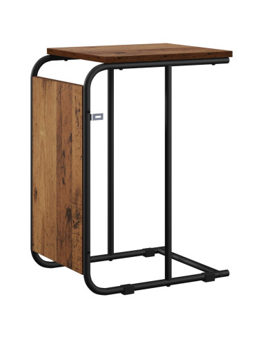 Tavolo laterale Legno antico 40 x 31 x 55 cm
