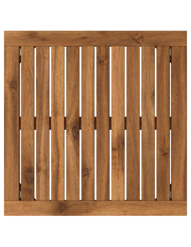 Tavolino da salotto Naturale e Bianco 50 x 48,5 x 36 cm