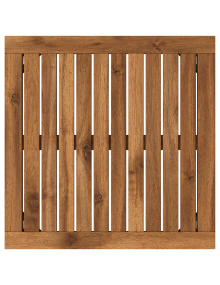 Tavolino da salotto Naturale e Bianco 50 x 48,5 x 36 cm
