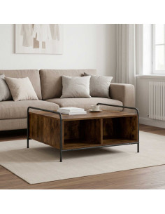Tavolino da salotto Rovere Fumo 50 x 49 x 41 cm