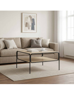 Tavolo laterale Rovere Sonoma 100 x 50 x 46 cm