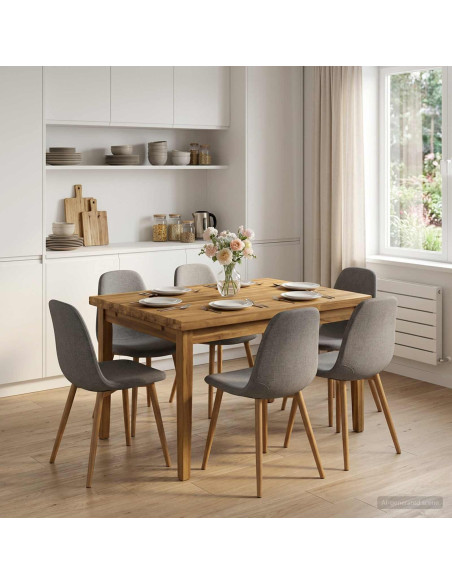 Piano del Tavolo Rettangolare 80 x 70 x 3 cm Rettangolare