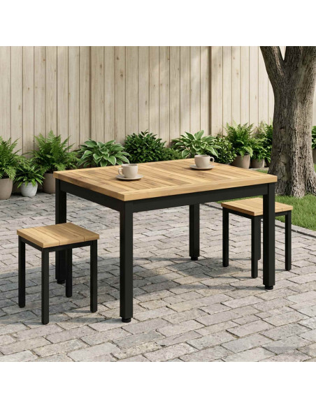 Tavolino da salotto Bianco e Nero 50 x 60,5 x 36 cm