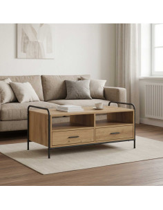 Tavolino da salotto Rovere Artigianale 99,5 x 49 x 46 cm