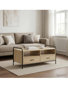 Tavolino da salotto Rovere Sonoma 99,5 x 49 x 46 cm