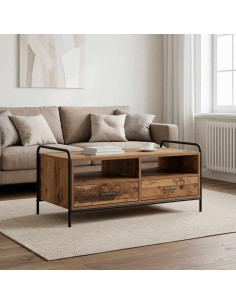 Tavolino da salotto Legno antico 99,5 x 49 x 46 cm