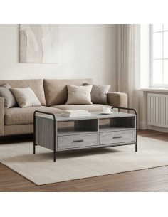 Tavolino da salotto Sonoma grigio 99,5 x 49 x 46 cm