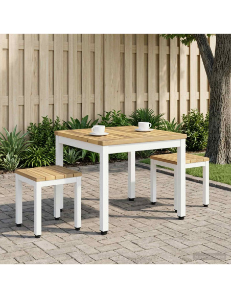 Tavolino da salotto Bianco 50 x 48,5 x 36 cm