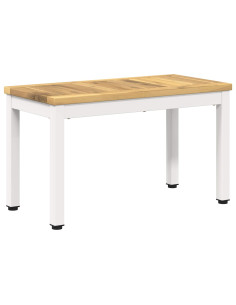 Tavolino da salotto Bianco 60,5 x 30 x 36 cm 2