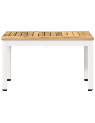 Tavolino da salotto Bianco 60,5 x 30 x 36 cm