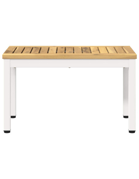 Tavolino da salotto Bianco 60,5 x 30 x 36 cm