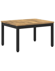 Tavolino da salotto Bianco e Nero 50 x 60,5 x 36 cm 2