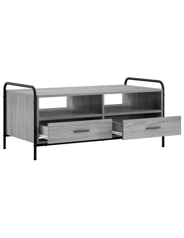 Tavolino da salotto Sonoma grigio 99,5 x 49 x 46 cm