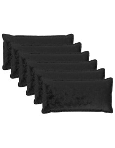 Federa 6 pcs HOUTEN Nero 40 x 80 cm Flanella