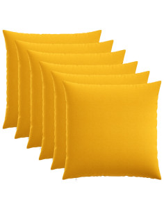 Federa 6 pz HEERLEN Giallo Chiaro 60 x 60 cm Tessuto