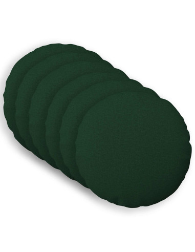 Federa 6 pz HEERLEN Verde Scuro Ø 50 cm Tessuto