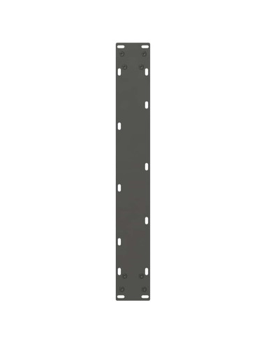 Gambe per tavolo da bar antracite 2 pz 60x(90-91) cm in acciaio