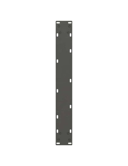 Gambe per tavolo da bar antracite 2 pz 60x(90-91) cm in acciaio