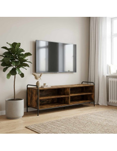 Mobile TV 140 x 39,5 x 50 cm Rovere Fumo Legno ingegnerizzato