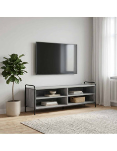 Mobile TV 140 x 39,5 x 50 cm Sonoma grigio Legno ingegnerizzato