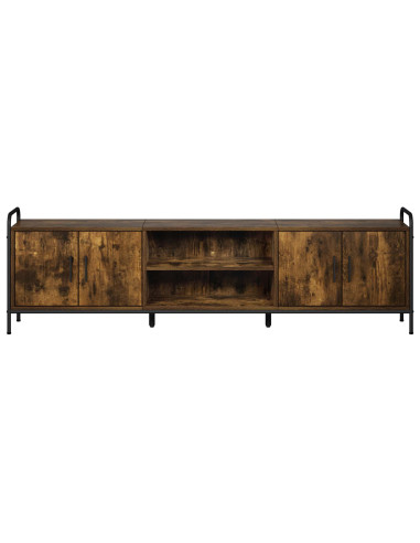 Mobile TV 167,5 x 33 x 50 cm Rovere Fumo Legno ingegnerizzato
