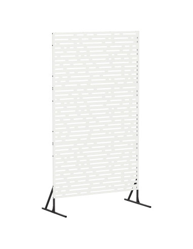 Schermo per Privacy 100 x 50 x 180 cm Acciaio Bianco
