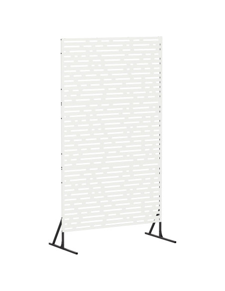 Schermo per Privacy 100 x 50 x 180 cm Acciaio Bianco