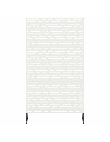 Schermo per Privacy 100 x 50 x 180 cm Acciaio Bianco