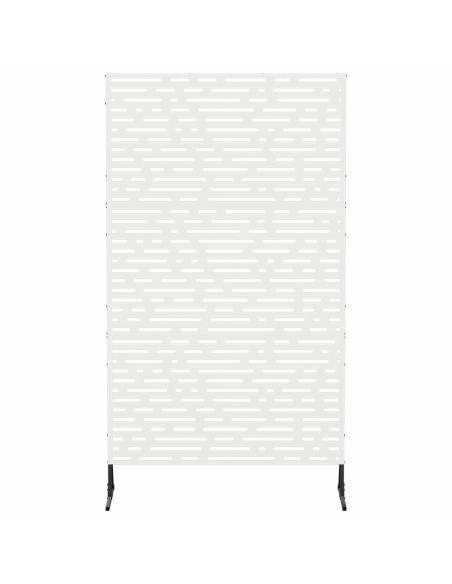 Schermo per Privacy 100 x 50 x 180 cm Acciaio Bianco