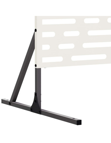 Schermo per Privacy 100 x 50 x 180 cm Acciaio Bianco