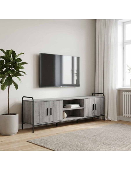 Mobile TV 167,5 x 33 x 50 cm Sonoma grigio Legno ingegnerizzato