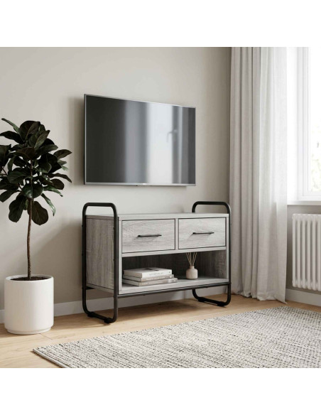 Mobile TV 60 x 30 x 50 cm Sonoma grigio Legno ingegnerizzato