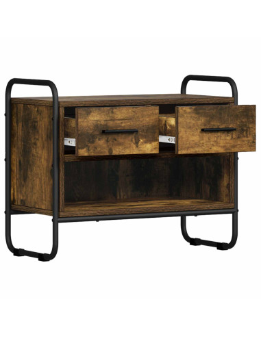 Mobile TV 60 x 30 x 50 cm Rovere Fumo Legno ingegnerizzato